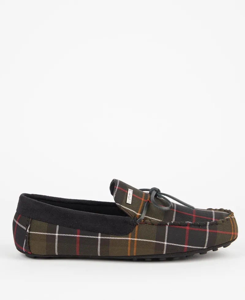 Barbour Kurila Mens Slipper in Classic Tartan
